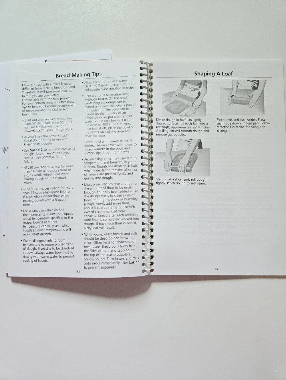 KitchenAid Bowl Lift Stand Mixer Instructions Recipes 2003 Spiral Bound